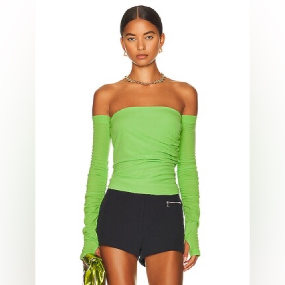 HELMUT LANG Twist Long Sleeve Tube Top